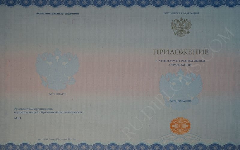 Аттестат о среднем образовании 2014-2024 НОВОГО ОБРАЗЦА Аттестат о среднем образовании 2014-2024 НОВОГО ОБРАЗЦА